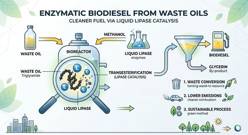 Nieuwste bedrijfsoplossingen over Enzymatische biodiesel uit afvaloliën: hoe vloeibare lipase schonere brandstofproductie aandrijft