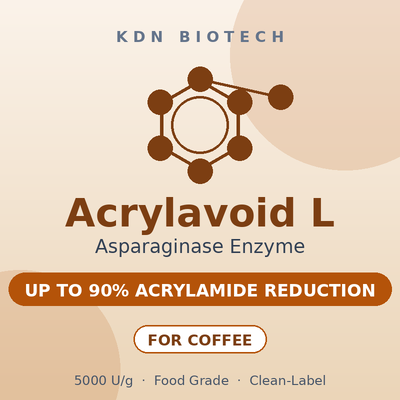 Goede prijs. Asparaginase-enzym Acrylavoïde L 5000 U/g Voedingsmiddelen acrylamide reductie hulp voor geroosterde koffiebonen online